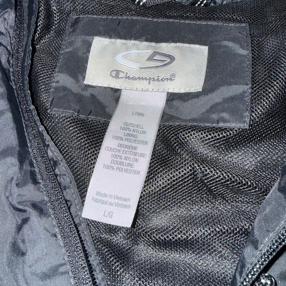 Champion Black Raincoat